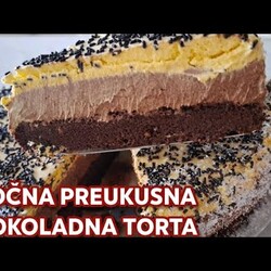 Najmekša čokoladna torta od 5 kašika  Brza i jednostavna poslastica