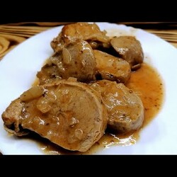 Polędwiczki duszone w sosie własnym. 30 minut i obiad gotowy