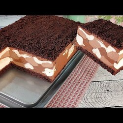 Быстрый ЙОГУРТОВЫЙ торт "Мороженое Милка"! Вкуснейший и воздушный шоколадный торт!