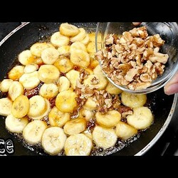 ПИРОГ С БАНАНАМИ И ОРЕХАМИ