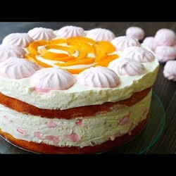 Зефирный ТОРТ | ВКУС КЛУБНИЧНОГО МОРОЖЕНОГО