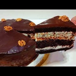Торт «Лакомка» из детства — тот самый вкус, который невозможно забыть!Ρецепт, который пережил годы!
