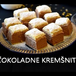 Čokoladne kremšnite recept čoko krempita