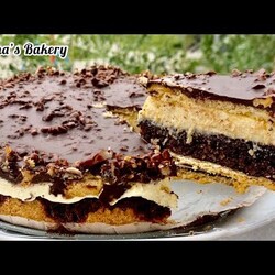 ГОРІХОВИЙ ПЛЯЦОК із заварним кремом. Швидко і дуже смачно. AMAZING CAKE RECIPE. WoW