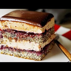 Pyszne ciasto fantastyczny MACZEK z czekoladą i kawą – PRZEPIS – Mała Cukierenka