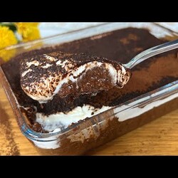 Haferflocken - Tiramisu. Frühstück in einer Schüssel in einer Minute! Nützlich und lecker