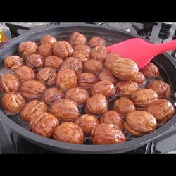 пирог с яблоками и орехами