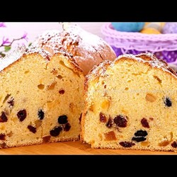 Пасхальный бездрожжевой кулич! Кулич-кекс без дрожжей на сливках! Пасхальная выпечка без дрожжей!