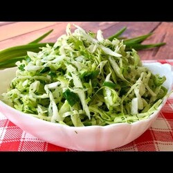 Салат Минутка из Капусты С Обалденной Заправкой