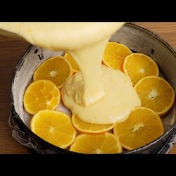 2 oranges, 2 eggs and 10 minutes! I have never had such a delicious cake! surprise your family !
