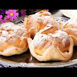 Пирожное *Ленинградское* слёное и заварное с кремом