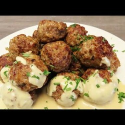 Mesne Okruglice Recept (Švedske okruglice IKEA) | Meatballs Simple Recipe (Swedish Meatballs IKEA)