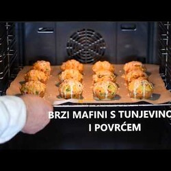 Brzi mafini s tunjevinom i povrćem recept