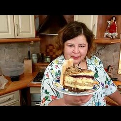 Kawowy tort urodzinowy z wiśniami dla Zuzi