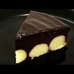 Шоколадный пирог с творожными шариками. Подробный рецепт.
