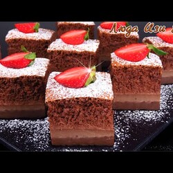 Волшебный пирог Пирожное “Три слоя” Легкое и воздушное как облако Люда Изи Кук пирог Magic cake