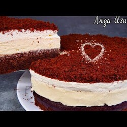 ТОРТ как Мороженое Быстрый ШОКОЛАДНЫЙ КРЕМОВЫЙ торт ЛюдаИзиКук рецепт шоколадного торта на праздник