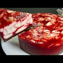 Mystery Dessert in 5 Minuten, Frischkäse mit Gelatine mischen,kein Ofen,kein Mehl