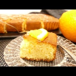 Знаменитый апельсиновый пирог из Израильского кафе " АРОМА "!  Цитрусовый манник без молока!