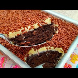 пирог из шоколадного печенья.