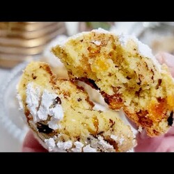 Печенье с курагой и шоколадом