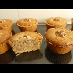 Эти песочные корзиночки/тарталетки пекутся вместе с ореховой начинкой и сгущёнкой! Быстро и вкусно!