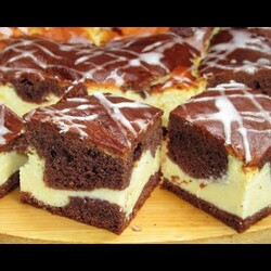 Sernik IZAURA -na kakaowym cieście (pyszny, mięciutki, wilgotny)