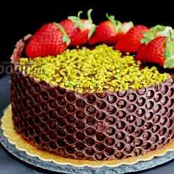 Шоколадно-апельсиновый торт