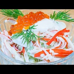 Салат «Нежный февраль»! Эффектный и очень вкусный праздничный салат!