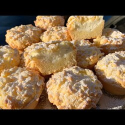 маффины с йогуртовым кремом