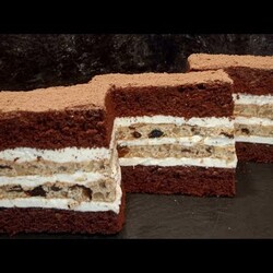 "ЧЁРНОЕ и БЕЛОЕ"- элегантный торт(пляцок), который нравится всем! Изысканность в простоте