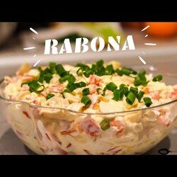 Rabona - sałatka o wyrazistym smaku с маринов.грибами