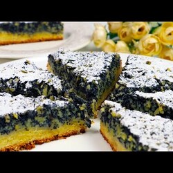 Маково-Яблочный Пирог/Оригинальный, вкусный, простой в приготовлении!