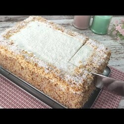 самый БЫСТРЫЙ знаменитый торт ПИНА КОЛАДА! Без желатина! Всегда получается!