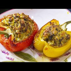 Такая начинка гораздо вкуснее. Фаршированные перцы без фарша