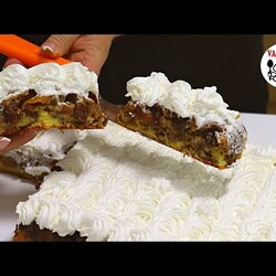 Voćni RAJSKI KOLAČ s яблоками и сухофруктами