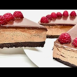 Ein einfaches Schokoladendessert in 5 Minuten!  Kein Backen!  Keine Gelatine!