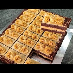 Самые быстрые и вкусные нарезные пирожные СНИКЕРС! Домашний вариант! Бюджетно и очень просто!