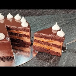 Торт МАРС, который тает во рту! Быстрый Шоколадный торт Без Желатина! Очень вкусно!