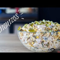 Dionizos - prosta sałatka na każdą okazję с рисом и курицей