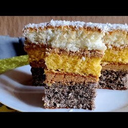 ПЛЯЦОК ТОН Неймовірне поєднання смаків КАВОВИЙ КРЕМ ТОРТ з маком і кокосом