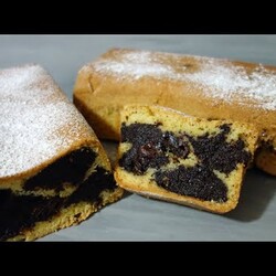 Keks z gotową masą makową - prosty i wilgotny makowiec