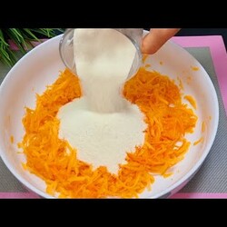 Перемешайте Тыкву с Манкой❗ Кусочек буквально тает во рту! Скорее сохраняйте этот рецепт!