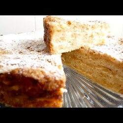 Самый вкусный яблочный пирог! Получается шедевр, если объединить два яблочных пирога в один!