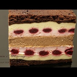 ТОРТ / ПЛЯЦОК "ВИШНЕВІ КОРАЛІ" або "КОРАЛІ" - новий смачний рецепт ● СИРНИК+СМЕТАННИК з вишнями