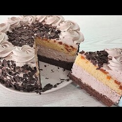 торт ЧУДЕСНЫЙ ВЕЧЕР! Очень быстрый и вкусный ! Нежнейший, тает во рту! Без желатина!