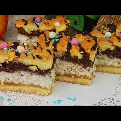 CIASTO EKONOMA - Z MASĄ JABŁKOWĄ, WIÓRKAMI I MIGDAŁAMI - PRZEPIS - BOMBOWA KUCHNIA