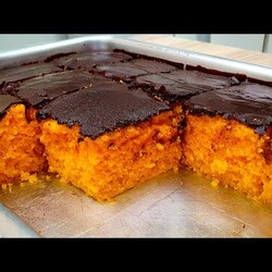 QUANDO FAÇO CENOURAS DESSE JEITO, NÃO SOBRA NADA! Bolo de cenoura com casquinha crocante