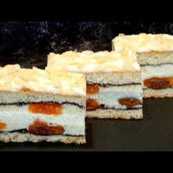 Пеку одним коржом! Удивительный торт "БЕЛОСНЕЖНЫЙ" с интересным наполнением сможет впечатлить и Вас!