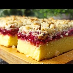 NIESAMOWITE ciasto wiśniowe z nadzieniem z twarogu  Szybkie i łatwe Ciasto po prostu rozpływa się na